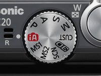 Panasonic TZ20 menu dial