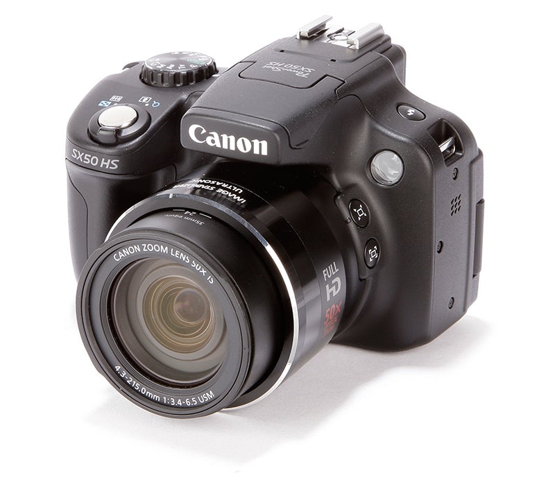 Canon PowerShot SX50 HS Review - front angle