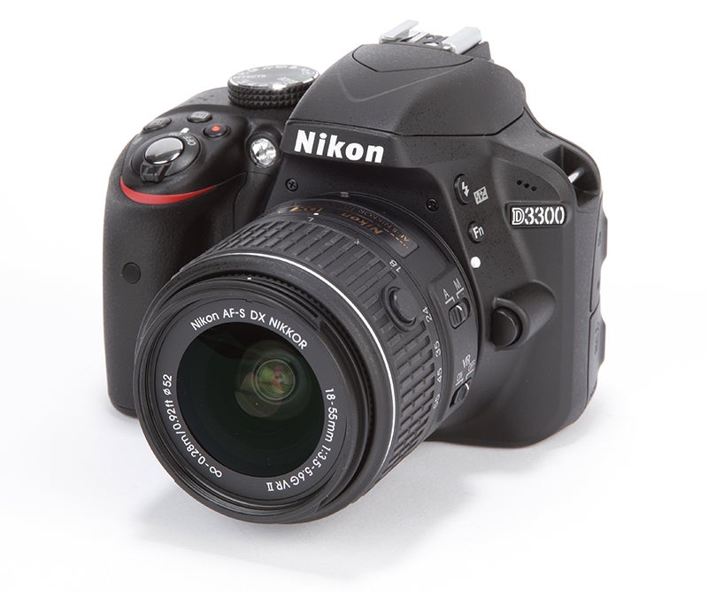 Nikon D3300 Review - front angled