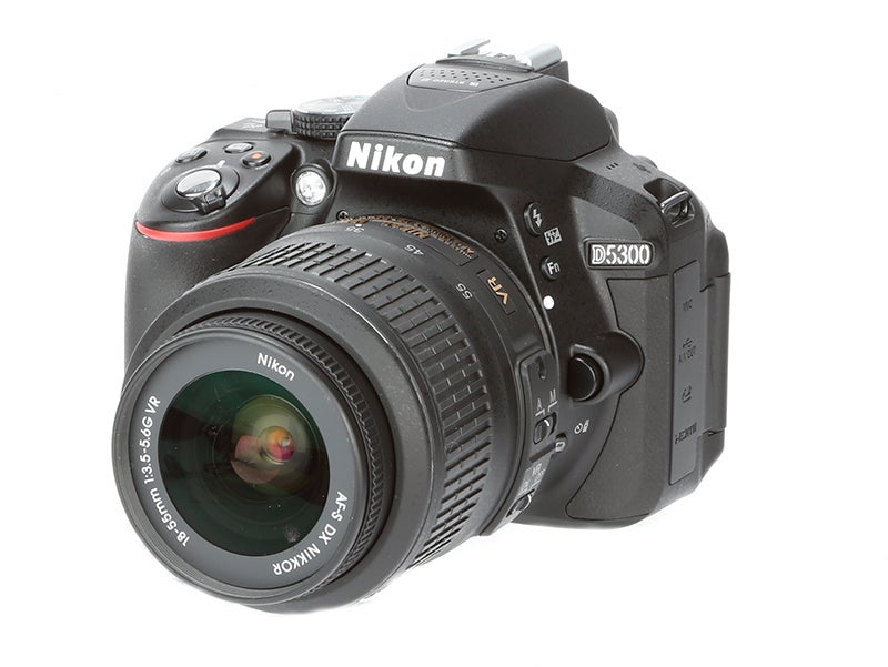 Nikon D5300 Review - front angled