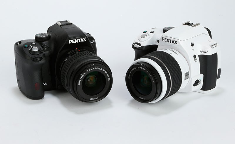 Pentax K-50 / K-500 side by side