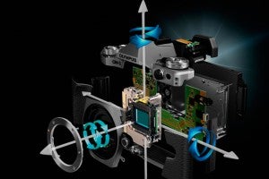 Sensor-shift-image-stabilisation-system