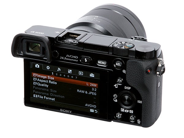 Sony Alpha 6000 Review - rear angled