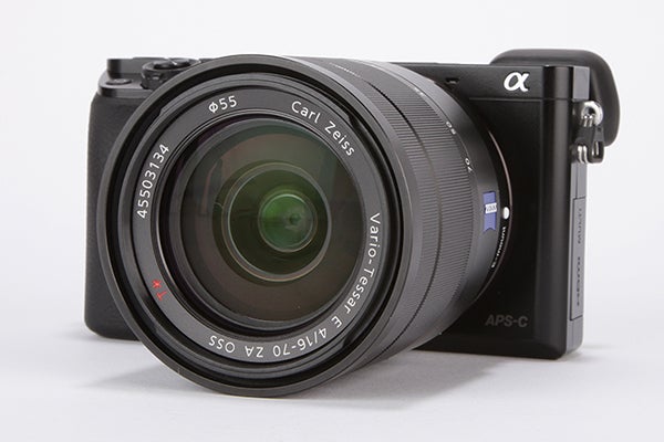 Sony Alpha 6000 Review - angled